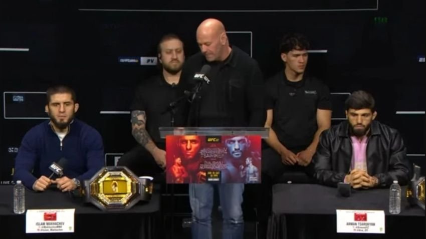 Islam Makhachev tak Peduli Soal Rekor, Fokus  Pertarungan Lawan Arman Tsarukyan
