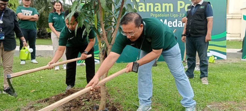 PT Pegadaian Gandeng Suporter PSMS Medan Tingkatkan Kepedulian Lingkungan dan UMKM