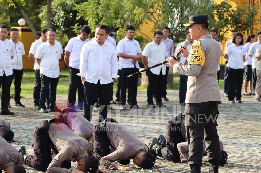 Polres Tapteng Sambut Bintara Remaja, Bekali Semangat Pengabdian