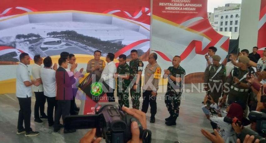 Hari Terakhir Jabat Walikota Medan, Bobby Resmikan Revitalisasi Lapangan Merdeka