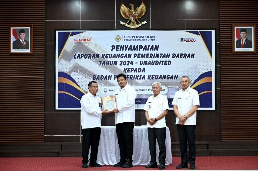 Serahkan LKPD 2024 ke BPK, Bobby Target Raih WTP ke-11