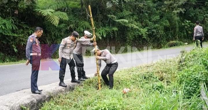 Antisipasi Kecelakaan, Kapolres Sidimpuan Bersama Dishub Cek Kondisi Jalan