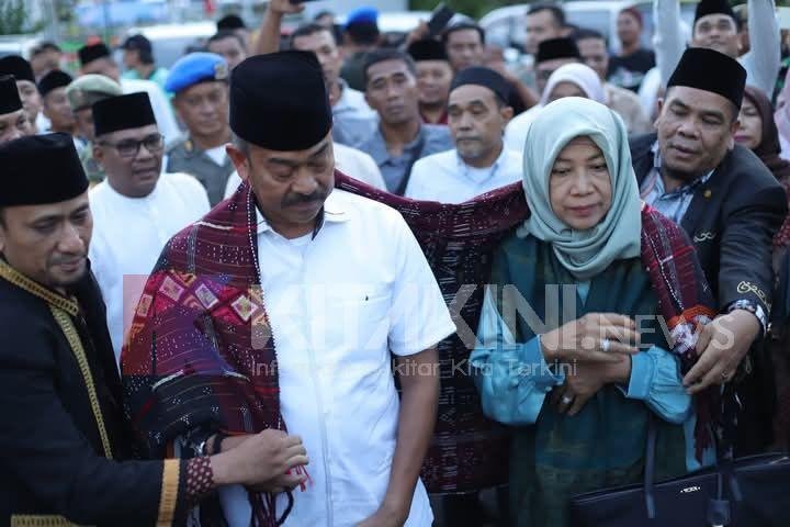 Pemkab Madina Sambut Bupati dan Wakil Bupati Sekaligus Buka Puasa Bersama