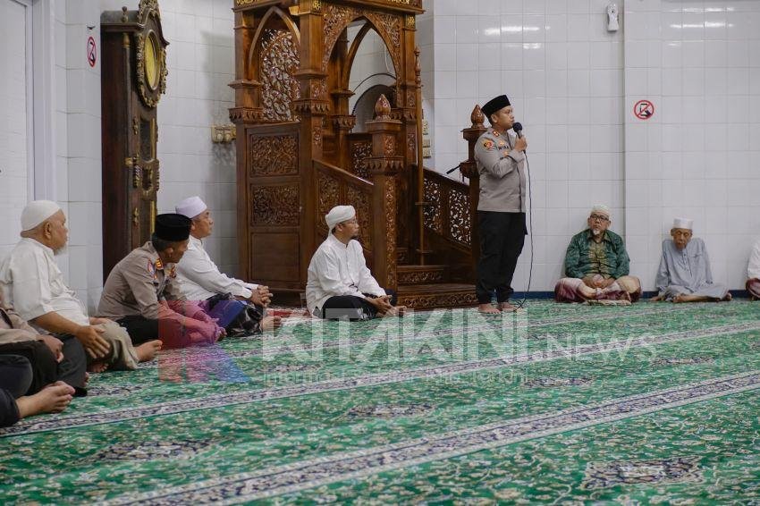 Kapolres Sidimpuan Ajak Jamaah Masjid Raya Samora Awasi Aksi Kenakalan Remaja