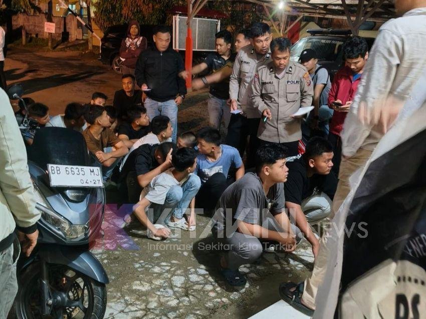 Polres Tapteng Amankan Belasan Remaja Yang Hendak Tawuran