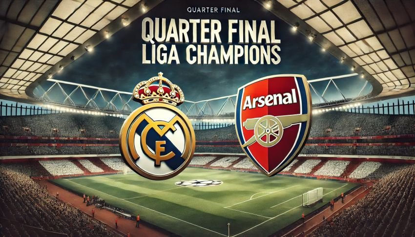 Real Madrid vs Arsenal di Perempat Final Liga Champions Putra dan Putri
