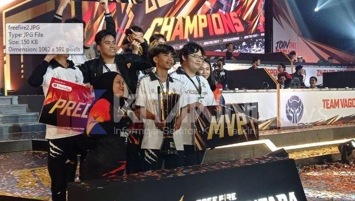 Sriwijaya Esports Juara Free Fire Nusantara Series 2025