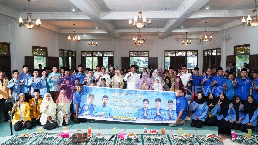 Ondim dan Tiorita Berbagi Kebahagiaan Dengan Anak Yatim di Stabat