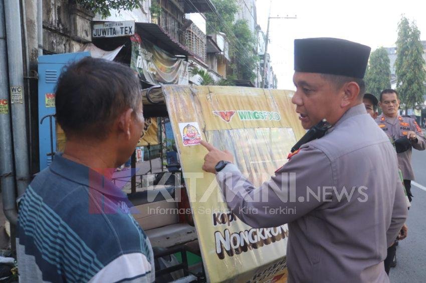 Polres Langkat Sosialisasikan Hotline 110 Mudik Aman