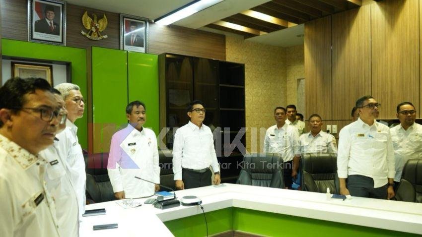 Pemko Binjai Ikuti Peluncuran Indikator MCP 2025 Secara Virtual Bersama KPK