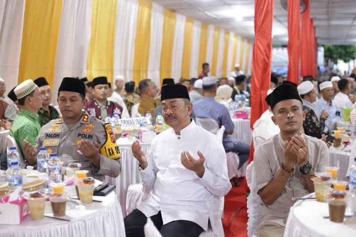 Saipullah Buka Puasa Bersama di Mapolres Madina