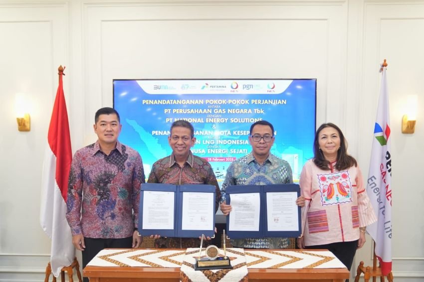 PGN dan NES Jalin Kerja Sama untuk Meningkatkan Ketahanan Energi Nasional