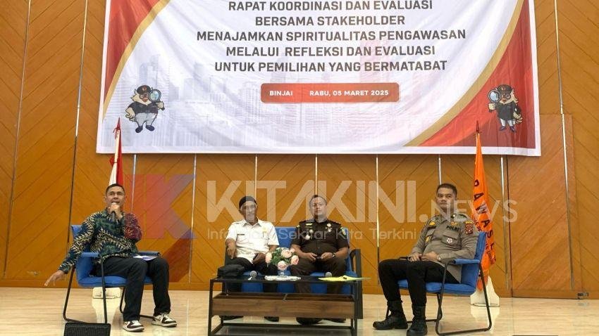 Bawaslu Gelar Rakor Evaluasi Pengawasan Pilkada 2024 Bersama Pemangku Kepentingan di Binjai