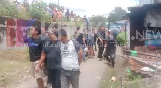 Diduga Tempat Peredaran Narkoba, Polda Sumut Grebek Gang Lokomotif Siantar