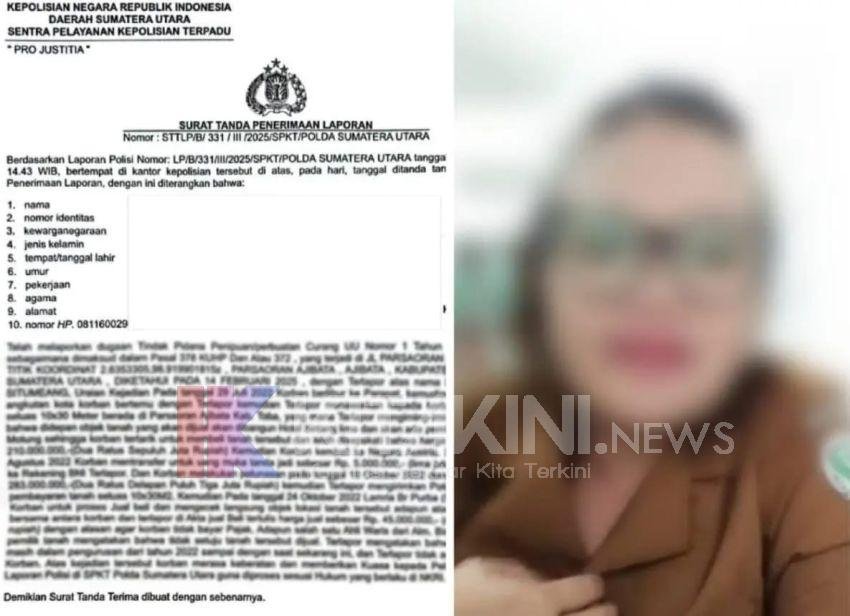 Korban Laporkan P3K RSUD Parapat Kasus Penipuan Jual-beli Tanah