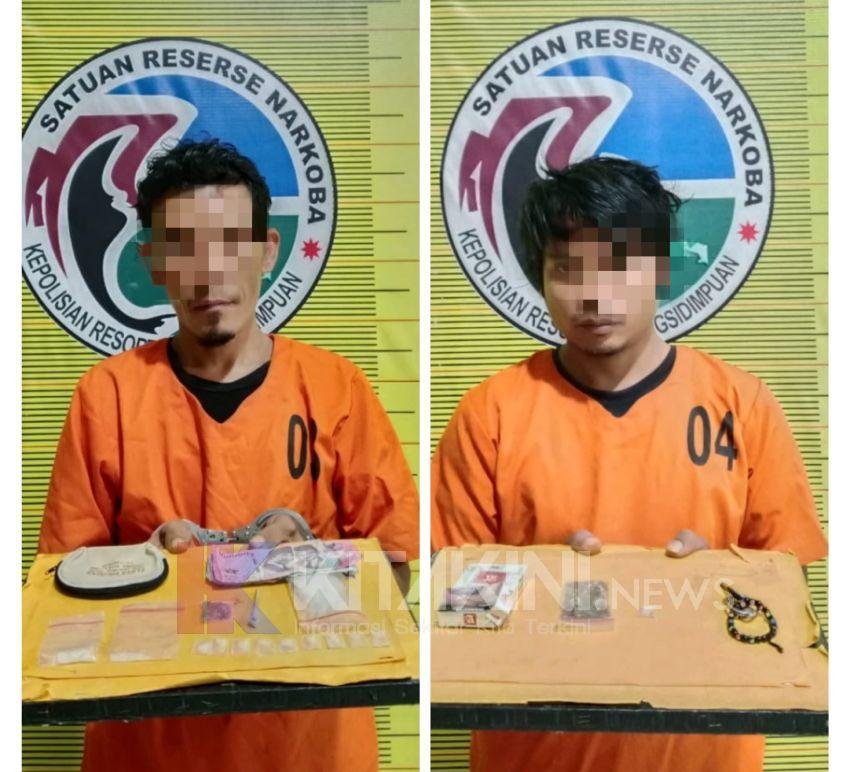Diduga Bandar Narkoba, Dua Pria Warga Pijor Koling Diamankan Polisi