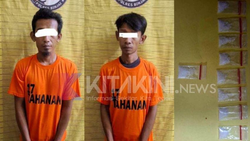 Dua Pengedar Sabu Diringkus Polres Binjai
