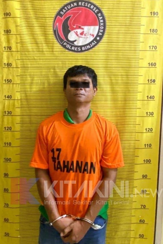 Simpan Sabu di Tutup Aki Motor, Dua Pria Ditangkap Polres Binjai