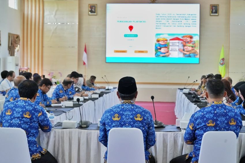 Pemko Medan dan Pemkab Deli Serdang Bahas Pemasangan Pilar Batas Wilayah