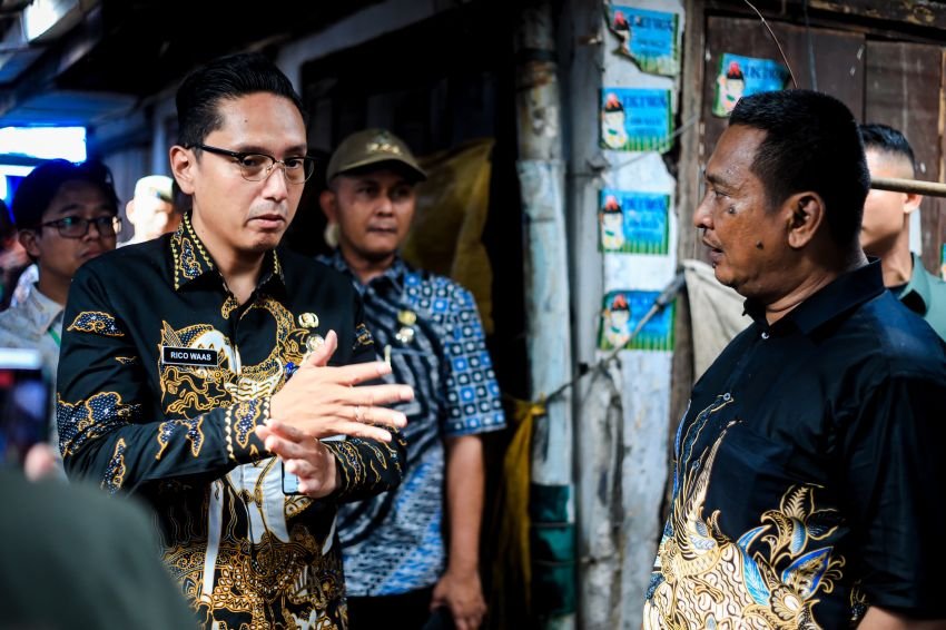 Wali Kota Medan Tinjau Pasar Simalingkar Terkait Masalah Banjir