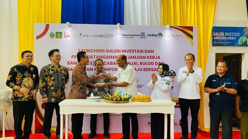 Begini Peresmian Galeri Investasi di Langkat