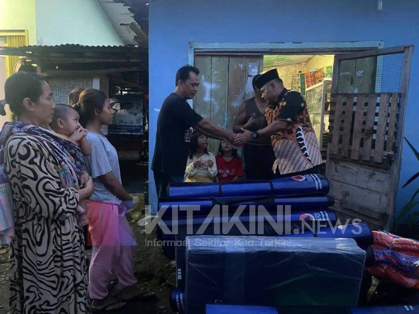 BPBD Kota Binjai Beri Bantuan Korban Kebakaran