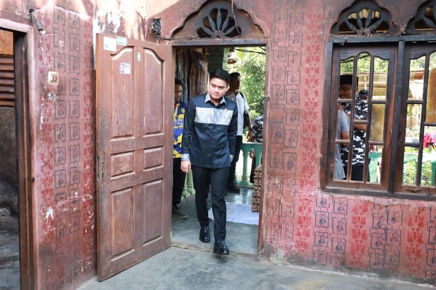Wujud Kepedulian Nyata, Ricky Anthony Bantu Korban Kebakaran di Wampu, Langkat