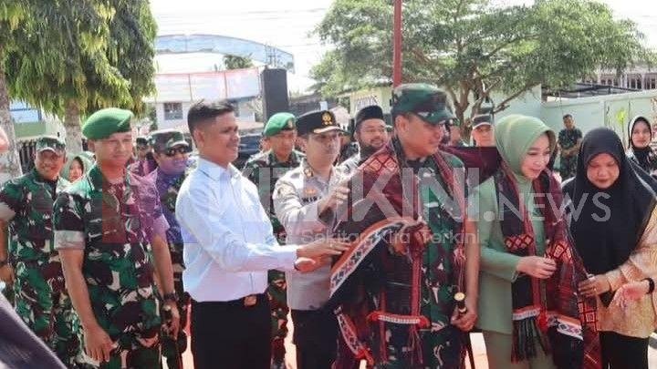 Kapolres Padangsidimpuan Dampingi Kunjungan Kerja Pangdam I/BB ke Makodim 0212TS