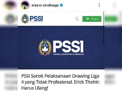 Netizen dan Bung Towel Desak PSSI Beri Sanksi atas Kejanggalan Drawing Liga 4
