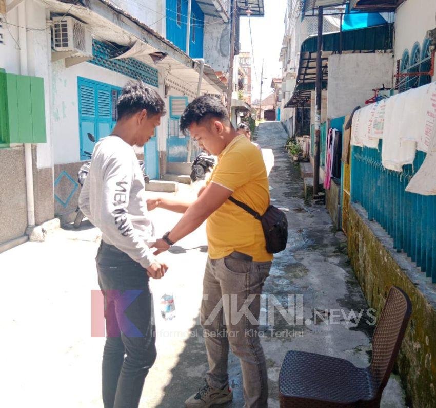 Satnarkoba Polres Siantar Sosialisasikan Call Center 110 ke Masyarakat