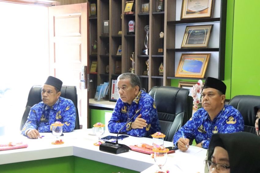Pemko Binjai Ikuti Sosialisasi Inpres Percepatan Pembentukan KMP