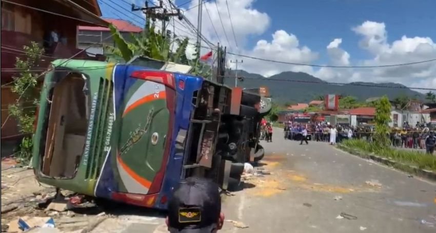 Izin Bus ALS yang Kecelakaan Masih Proses Pengurusan