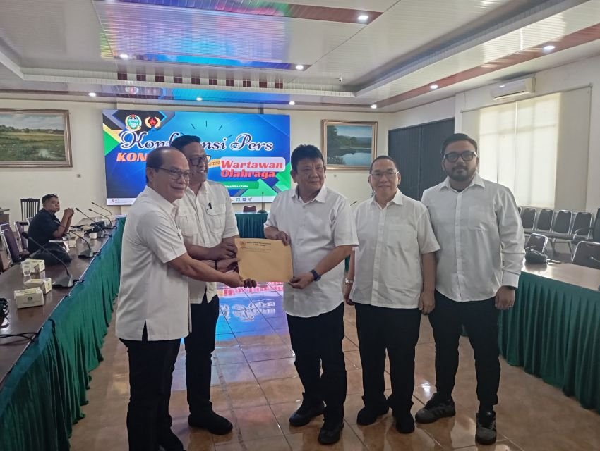 Ketua Umum Sampaikan Formasi Susunan Pengurus Harian KONI Sumut 2025&ndash;2029: Kombinasi Pengurus Lama dan Baru