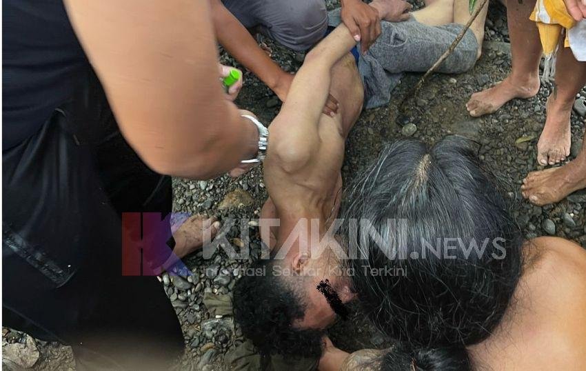 Warga Deliserdang Hanyut di Sungai Bukit Lawang