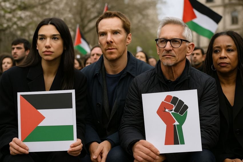 Dua Lipa, Benedict Cumberbatch & Gary Lineker Gabung 300 Selebriti Desak Inggris Hentikan Dukungan pada Kekejaman Israel di Gaza