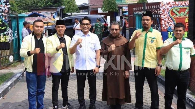 Wawako Hadiri Pelantikan Pengurus Pemuda Katolik dan Pengukuhan LP3KD Kota Binjai