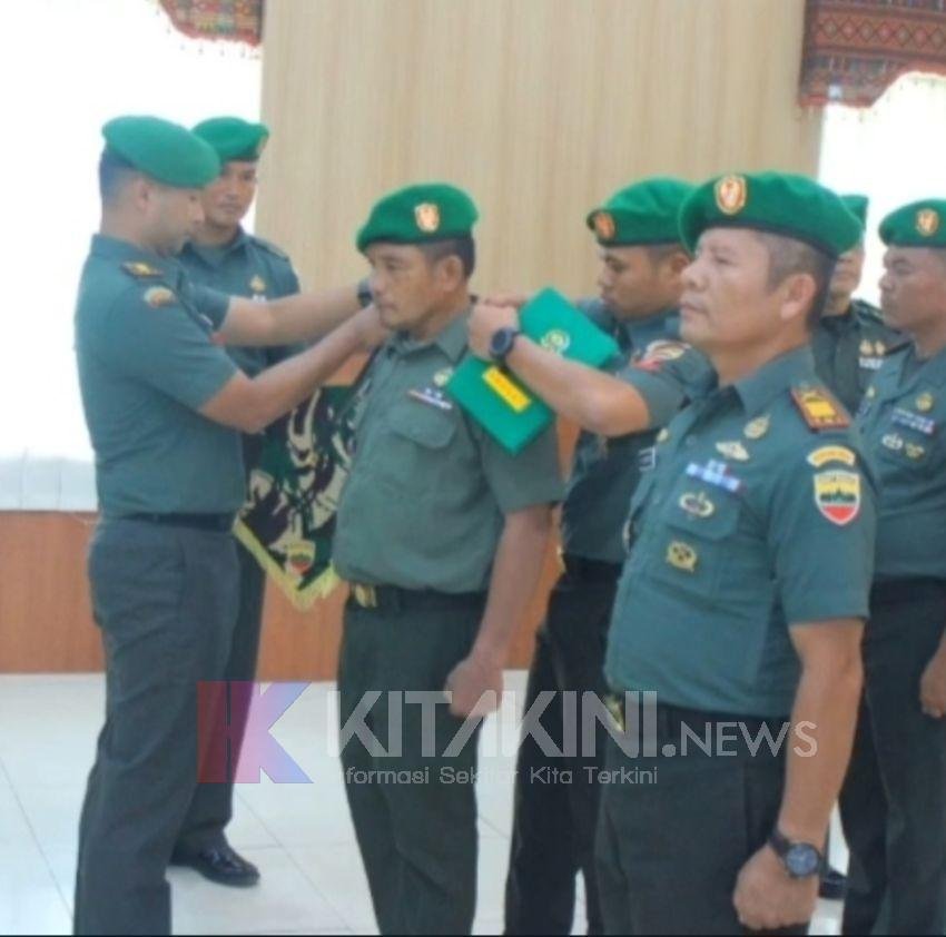 Kodim 0212/Tapsel Gelar Acara Sertijab Perwira Staf Serta Danramil