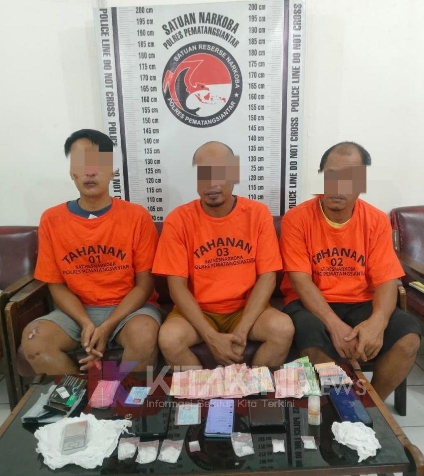 Bandar Sabu Nyanyi, Dua Anggotanya Ikut Terangkut Satnarkoba Polres Siantar