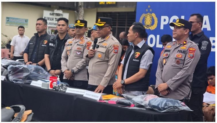 Polrestabes Medan Tembak 7 Residivis Komplotan Jambret dan Curanmor