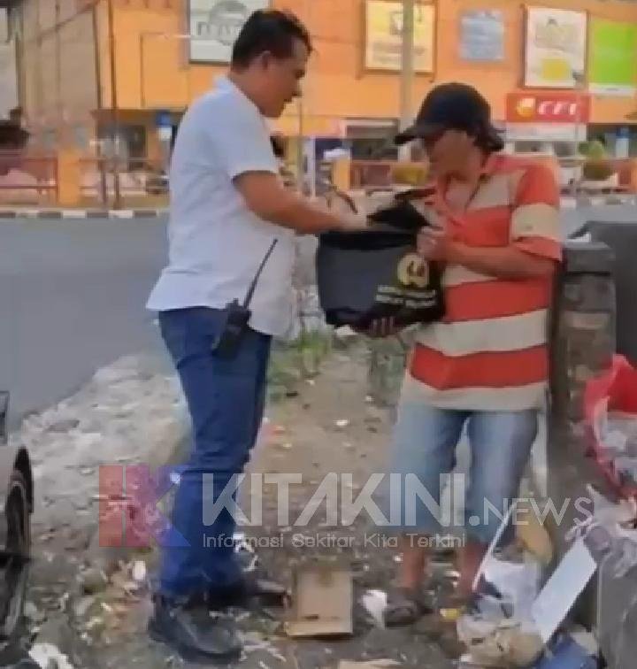 HUT Bhayangkara ke-79, Satreskrim Polres Siantar Bagikan 100 Paket Bansos