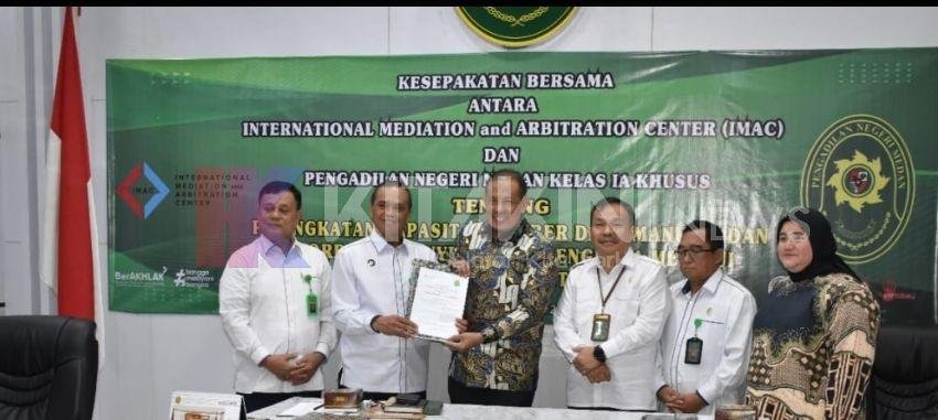 Tingkatkan Pelayanan Masyarakat, PN Medan Kerjasama dengan IMAC