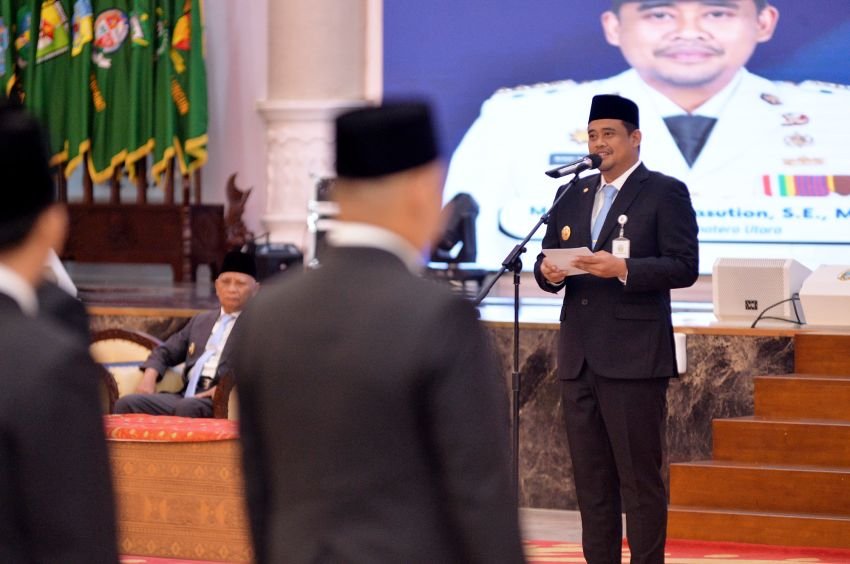 Bobby: 103 Pejabat Yang Baru Dilantik Harus Bisa Kerjasama dan Berkolaborasi