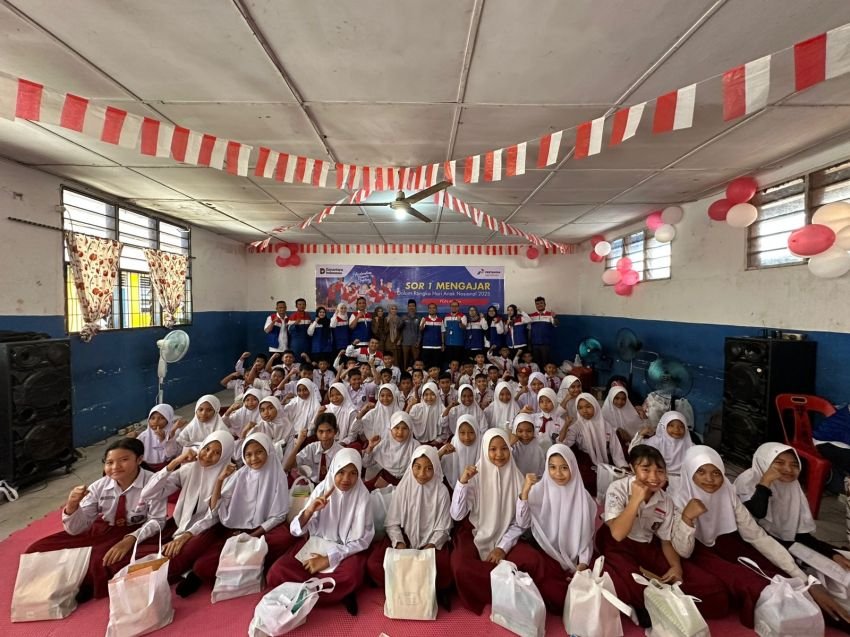 PGN Rayakan Hari Anak Nasional dengan Kegiatan Edukatif di SD PAB 4 Manunggal
