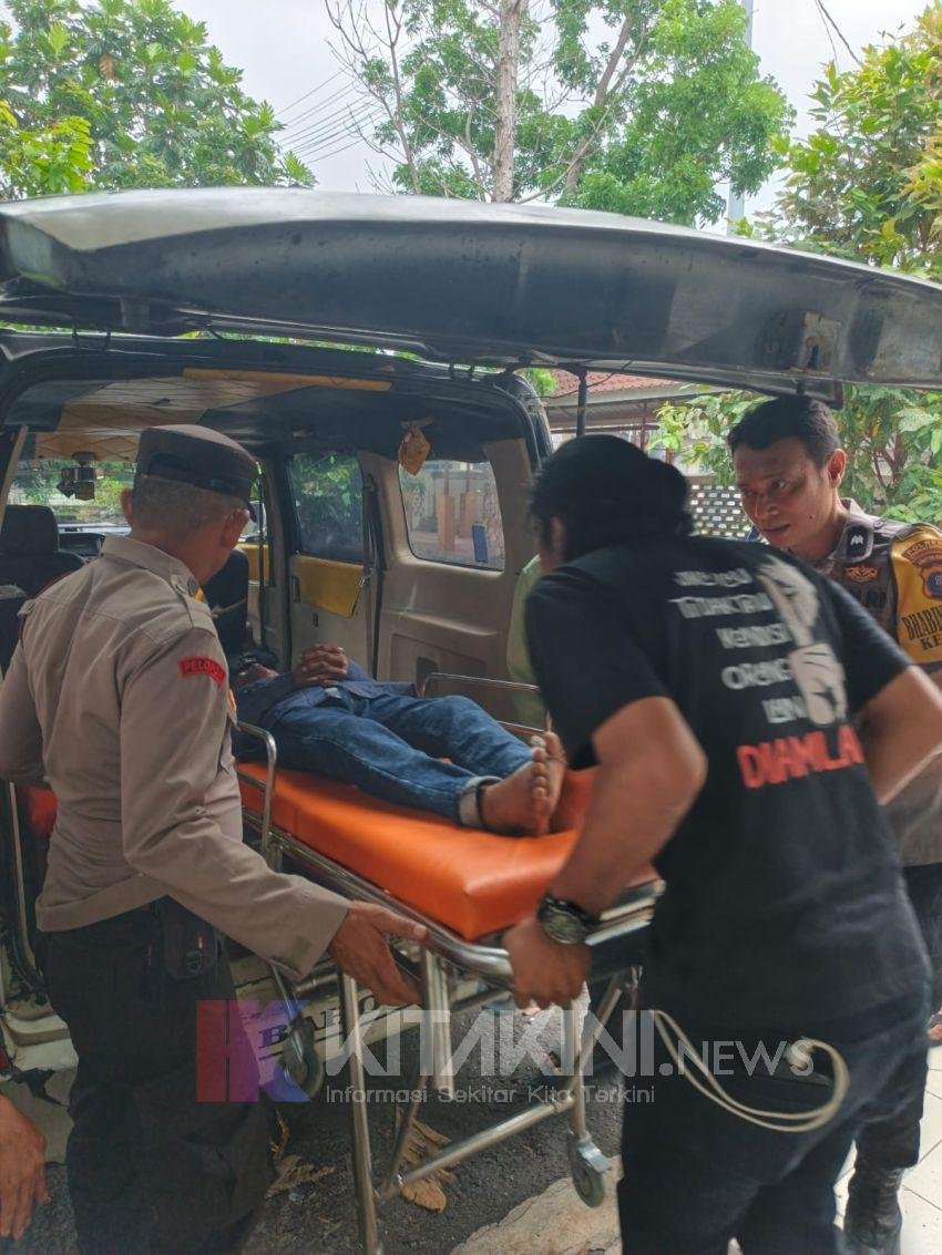 Polsek Siantar Utara Evakuasi Jasad Penumpang Bus Nice Trans Jurusan Medan-Siantar