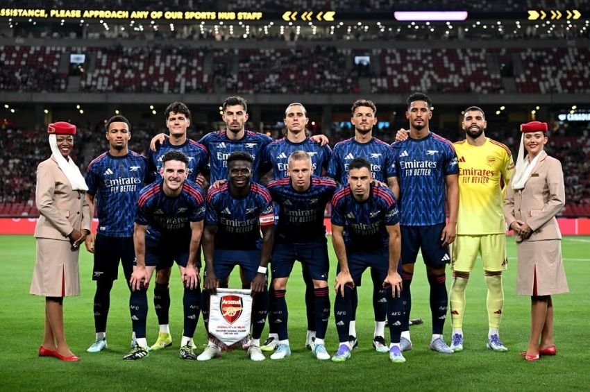 Arsenal Awali Tur Pra-musim dengan Kemenangan Tipis 1-0 atas AC Milan