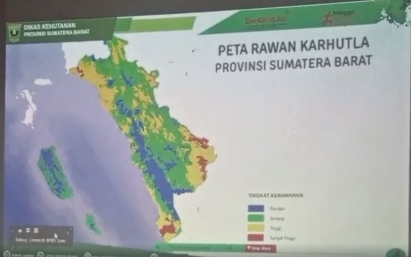 Sepanjang Mei-Juli, Dishut Sumbar Catat Temuan 1.700 Titik Api