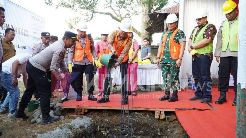 Pemkab Langkat Dukung Pembangunan Satuan Pelayanan Gizi di Salapian