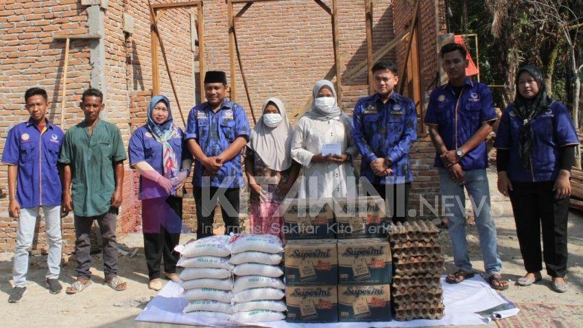Rumah Ponidi Terbakar, Ricky Anthony Hadir Bawa Bantuan