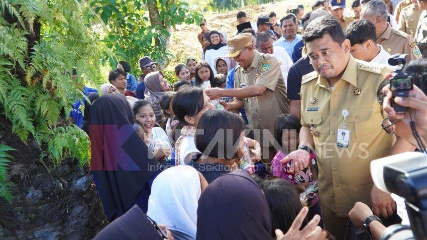 Gubernur Sumut Tinjau Pengerukan Waduk Tanjungpura