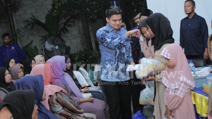 Silaturahmi dan Santuni Anak Yatim, Ricky Anthony Disambut Hangat Warga Stabat
